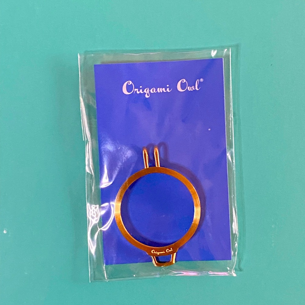 Origami Owl | Large Gold Locket Dangle Collector